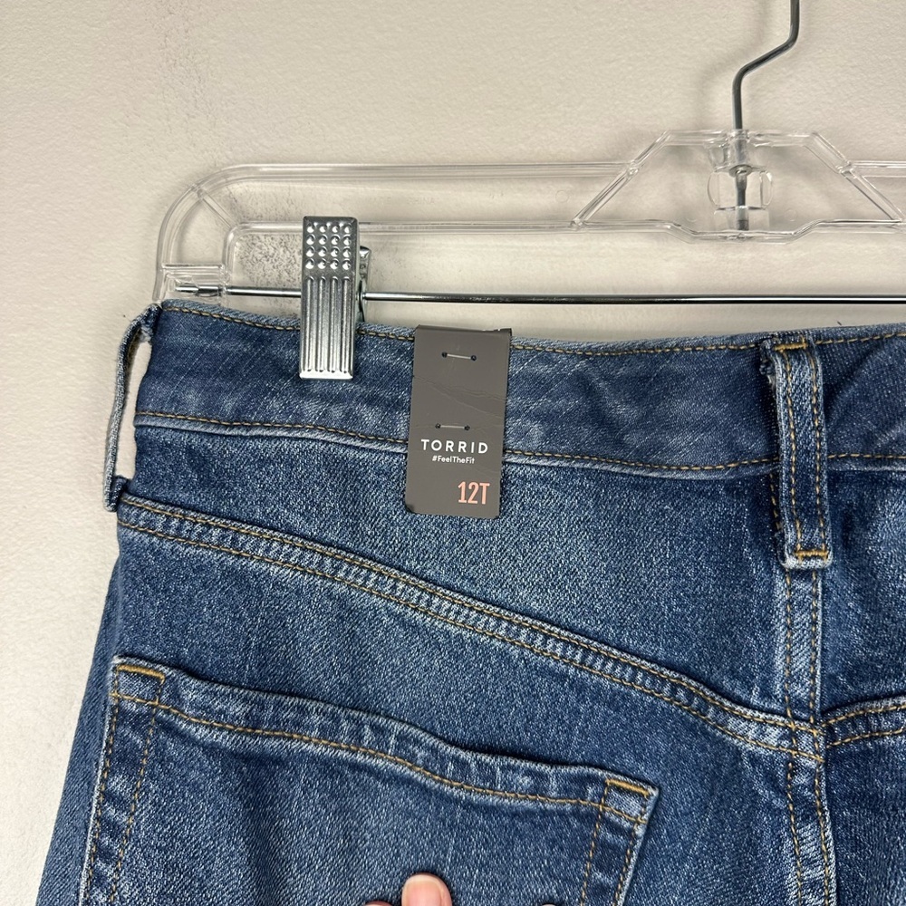 Torrid Classic Denim High-Rise Straight Leg Jean Women’s Sz 12 Tall NWT - Picture 8 of 10